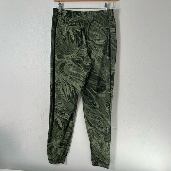 Athleta Brooklyn green printed jogger size 12 - Picture 4 of 8